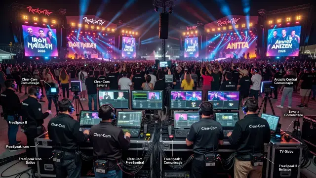 Clear-Com Garante Infraestrutura de Comunicação no Rock in Rio 2026